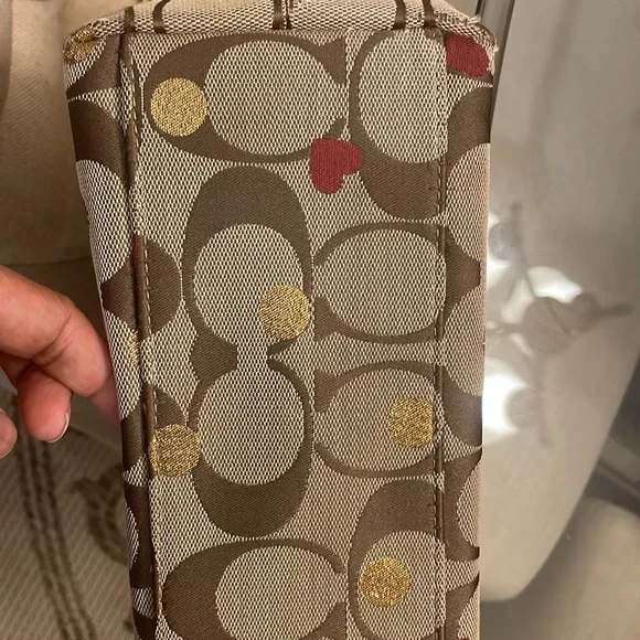 Coach Gold and Brown Tote Bag - Picture 13 of 16